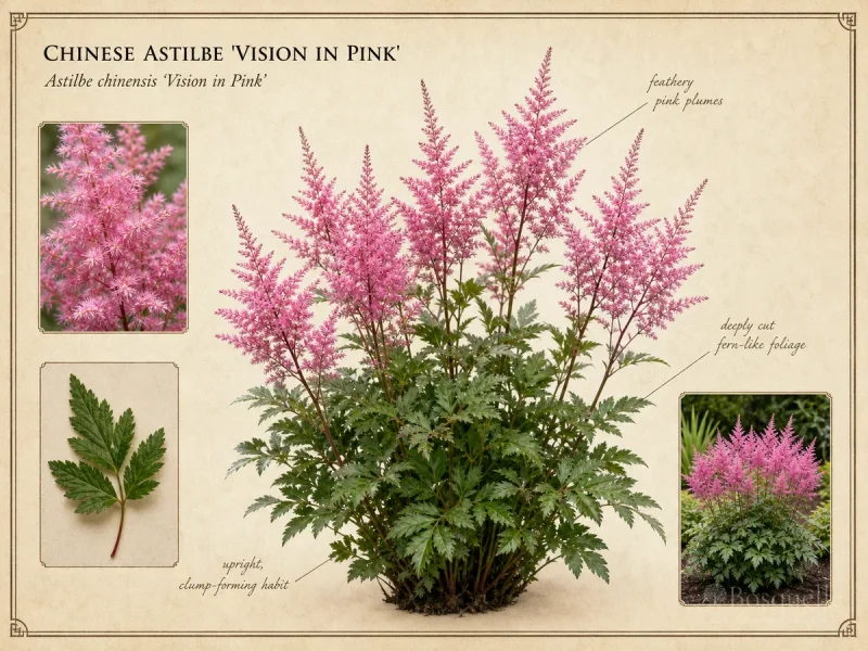 Chinese Astilbe ‘Vision in Pink’ (Astilbe chinensis ‘Vision in Pink’)