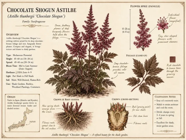 Chocolate Shogun Astilbe