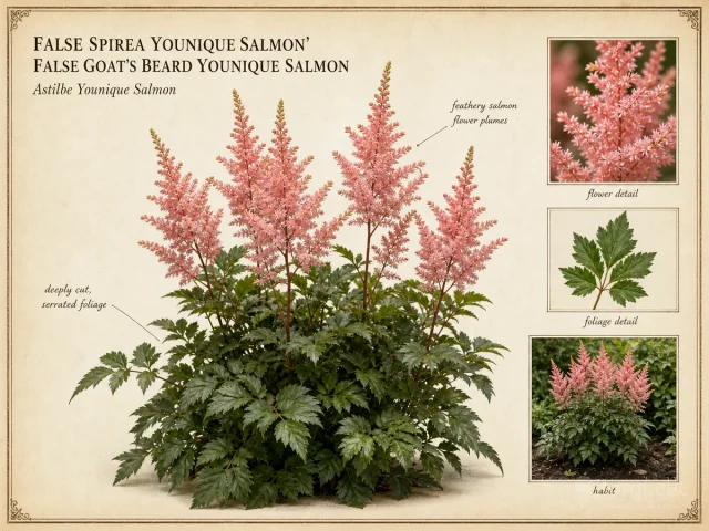 False Spirea Younique Salmon' False Goat's Beard Younique Salmon