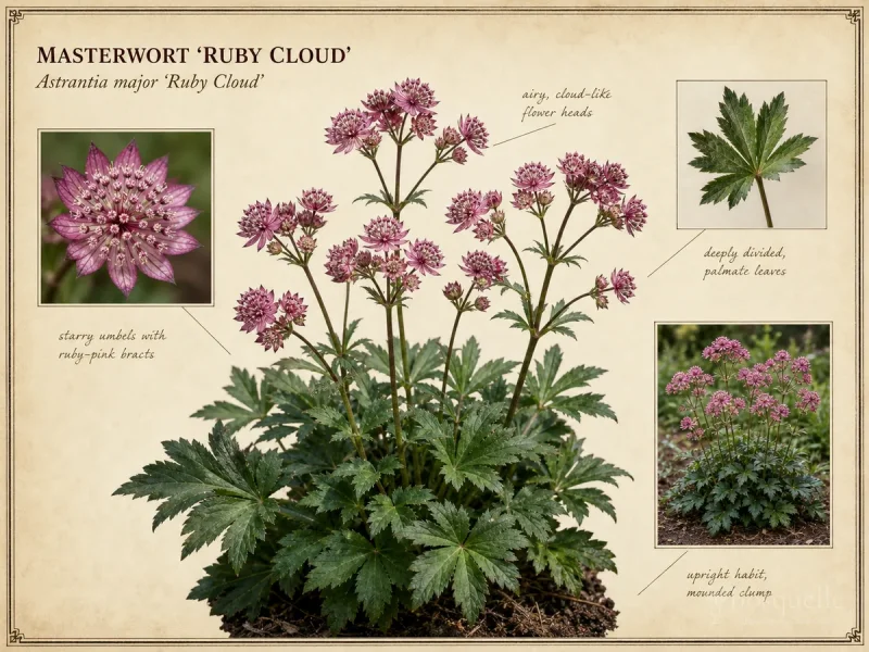 Masterwort 'Ruby Cloud'