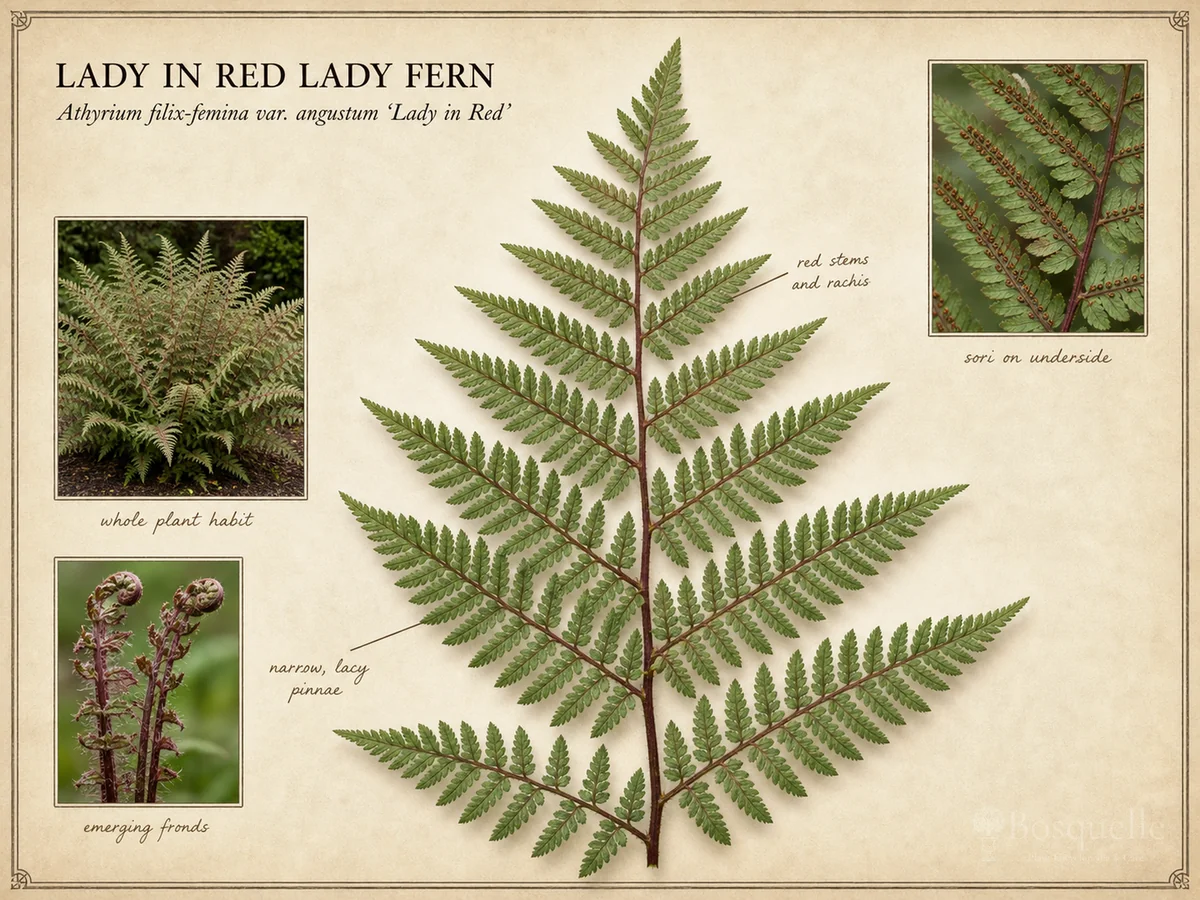 Lady in Red Lady Fern