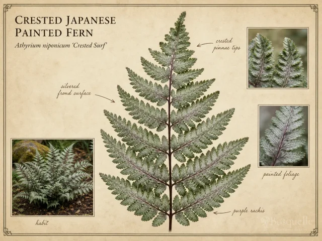 Crested Japanese Painted Fern