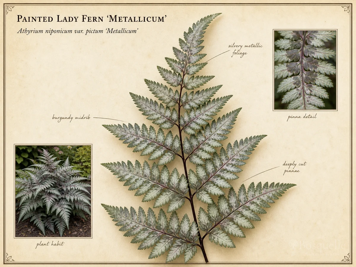 Painted Lady Fern 'Metallicum'