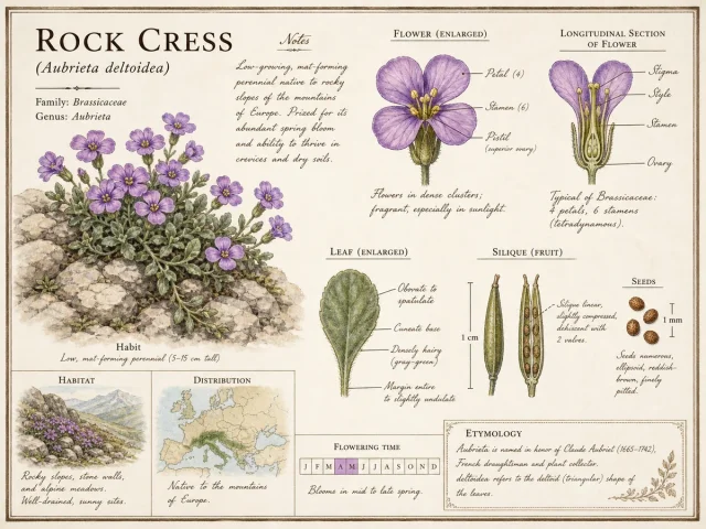 Rock Cress (Aubrieta deltoidea)