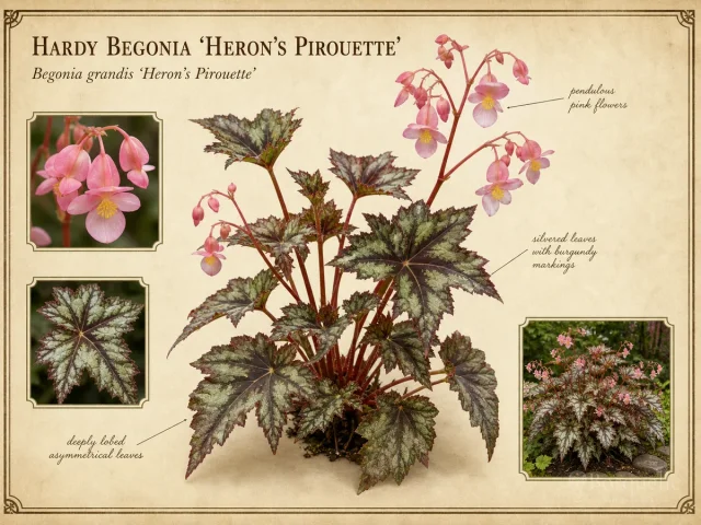 Hardy Begonia 'Heron’s Pirouette' — Choose begonia by class