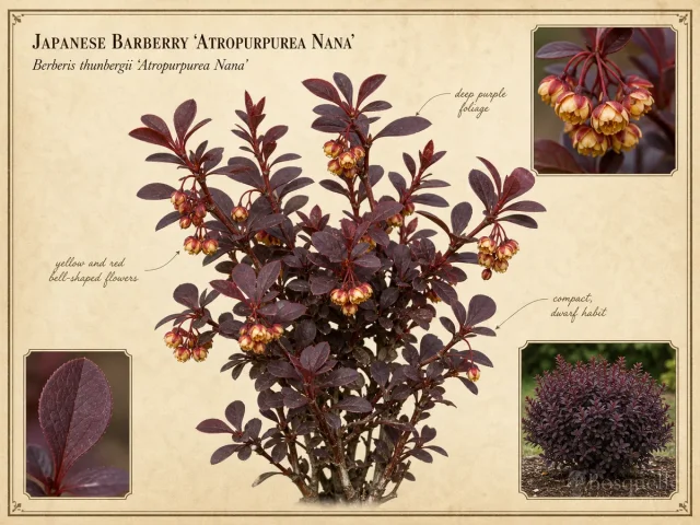 Japanese Barberry 'Atropurpurea Nana'