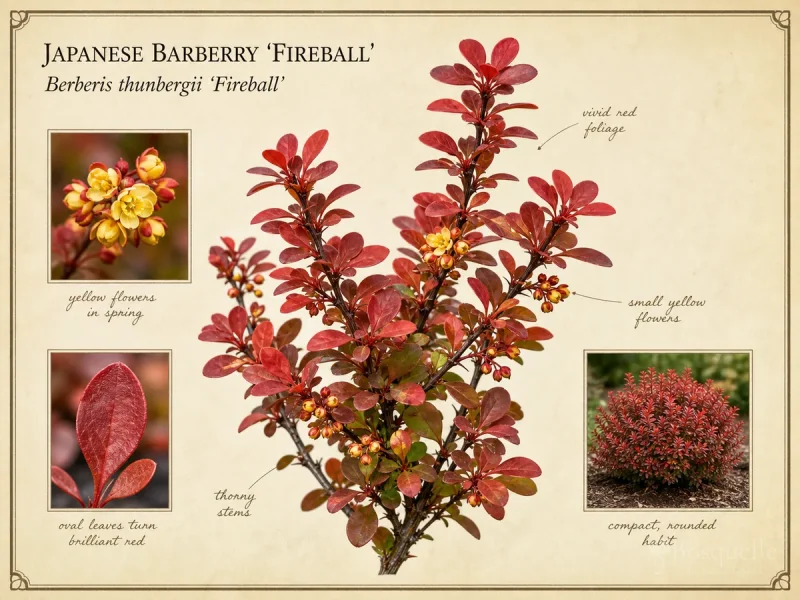 Japanese Barberry ‘Fireball’ (Berberis thunbergii ‘Fireball’)