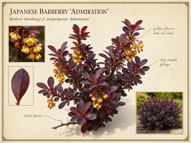 Japanese Barberry 'Admiration'