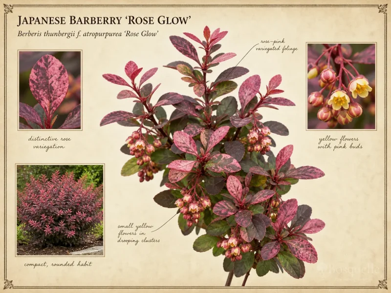 Japanese Barberry 'Rose Glow'