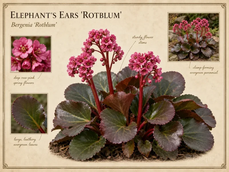 Elephant’s Ears ‘Rotblum’ (Bergenia ‘Rotblum’)