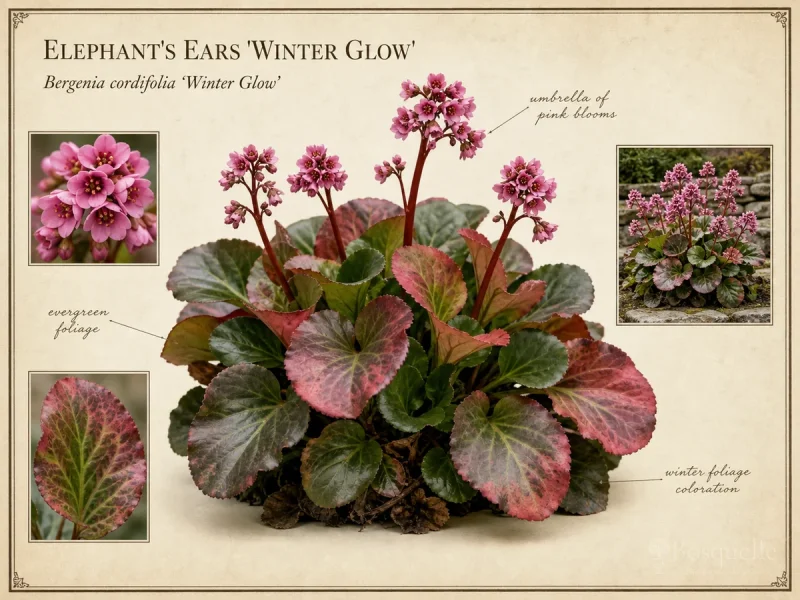 Elephant's Ears 'Winter Glow'