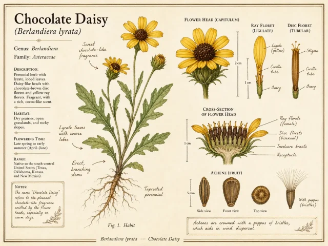 Chocolate Daisy (Berlandiera lyrata)