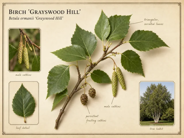 Birch ‘Grayswood Hill’ (Betula ermanii ‘Grayswood Hill’)