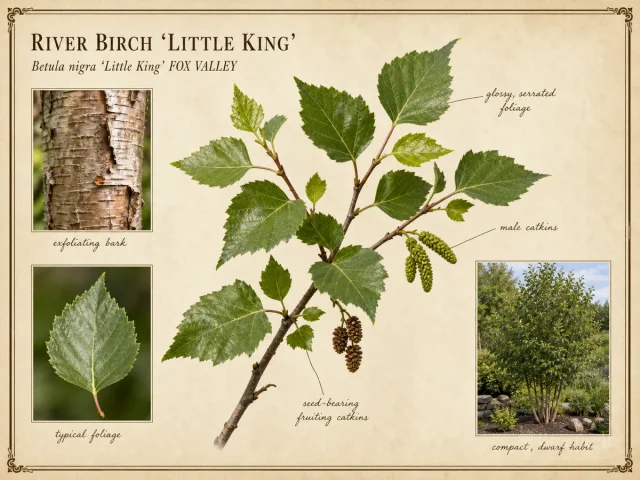 River Birch ‘Little King’ (Betula nigra ‘Little King’ FOX VALLEY)