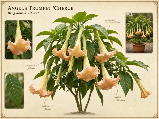 Angel’s Trumpet ‘Cherub’ (Brugmansia ‘Cherub’)