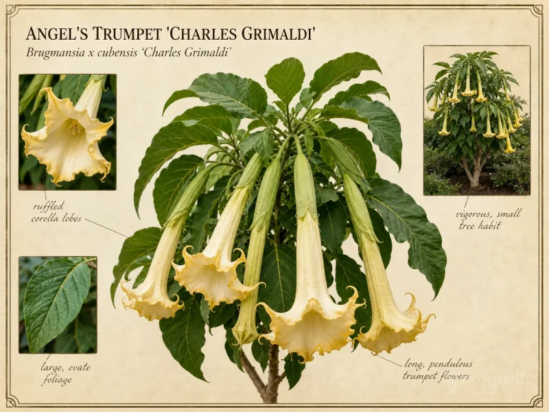 Angel’s Trumpet ‘Charles Grimaldi’ (Brugmansia x cubensis ‘Charles Grimaldi’)