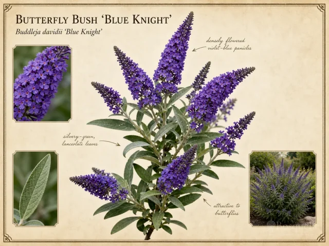 Butterfly Bush ‘Blue Knight’ (Buddleja davidii ‘Blue Knight’)