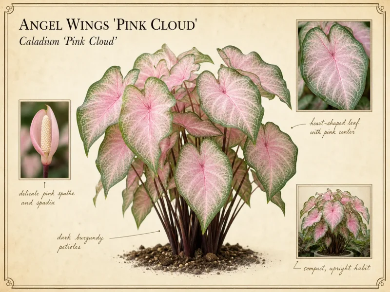 Angel Wings ‘Pink Cloud’ (Caladium ‘Pink Cloud’)
