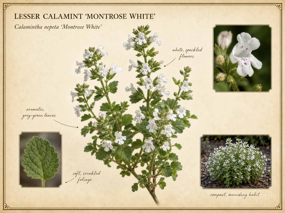 Lesser Calamint “Montrose White’ (Calamintha nepeta ‘Montrose White’)