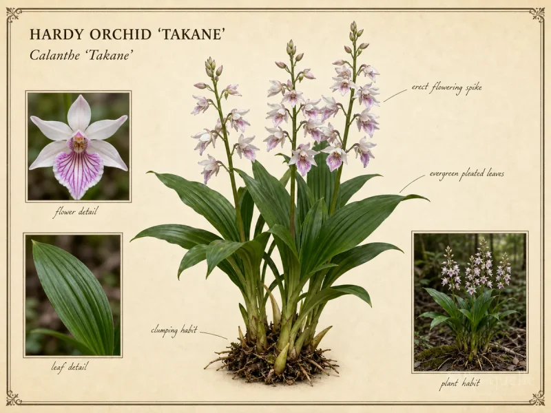 Hardy Orchid ‘Takane’ (Calanthe ‘Takane’)