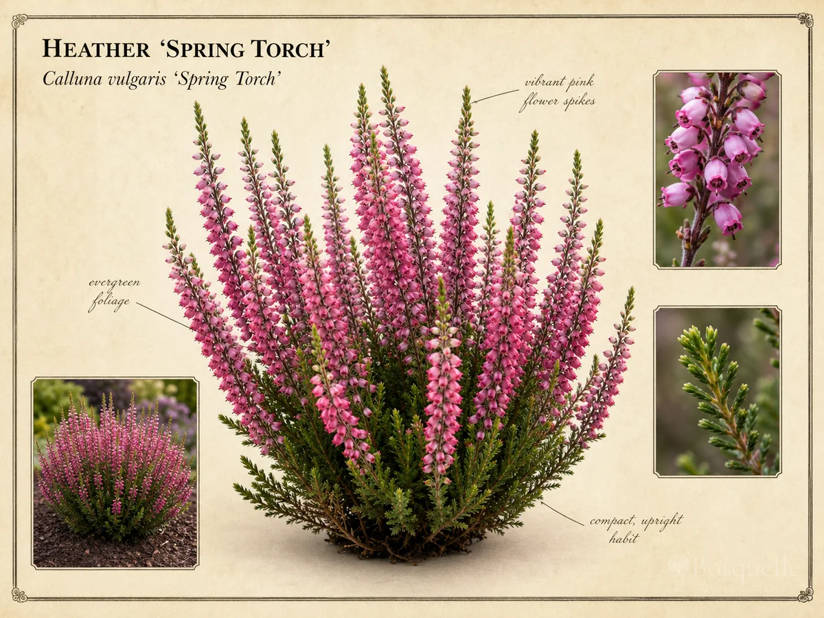 Heather ‘Spring Torch’ (Calluna vulgaris ‘Spring Torch’)