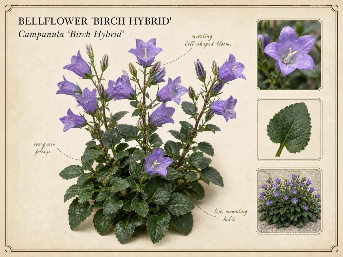 Bellflower ‘Birch Hybrid’ (Campanula ‘Birch Hybrid’)