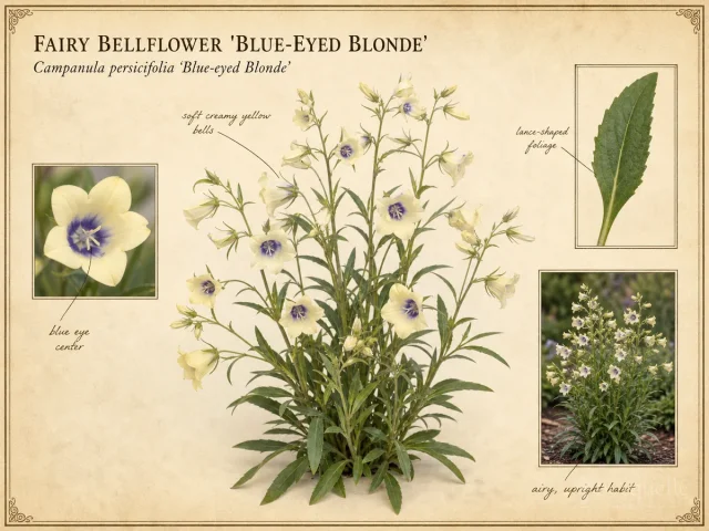 Fairy Bellflower 'Blue-eyed Blonde'