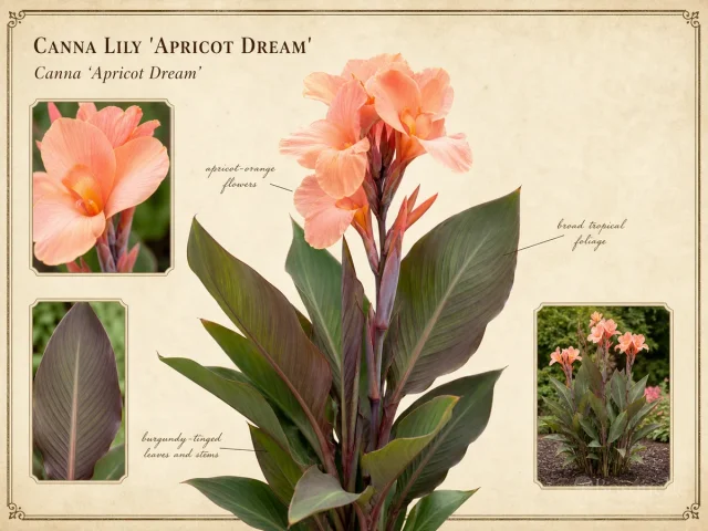 Canna Lily ‘Apricot Dream’ (Canna ‘Apricot Dream’)