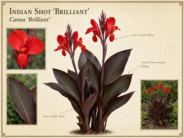 Indian Shot ‘Brilliant’ (Canna ‘Brilliant’)