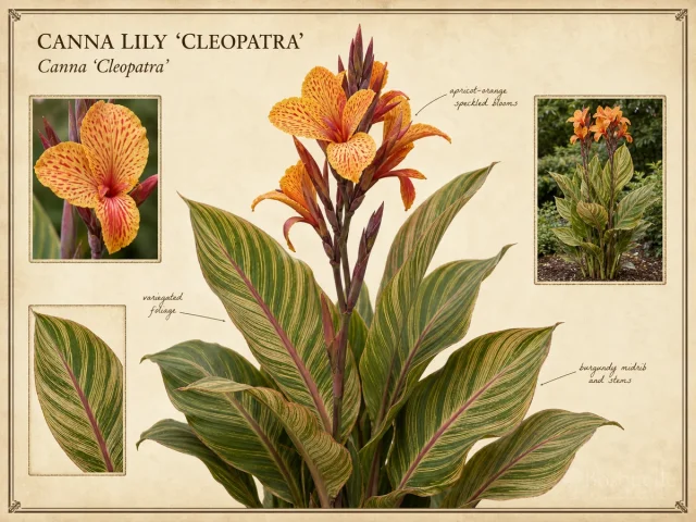 Canna Lily 'Cleopatra'