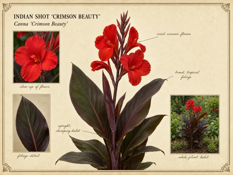 Indian Shot 'Crimson Beauty'