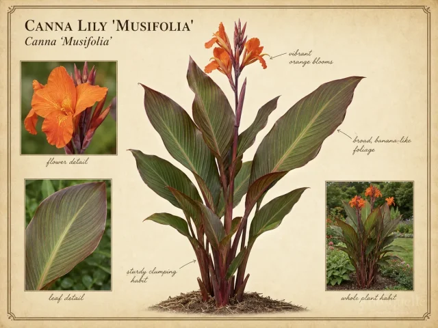 Canna Lily ‘Musifolia’ (Canna ‘Musifolia’)
