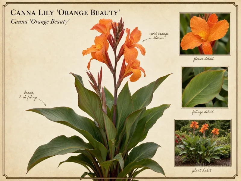 Canna Lily 'Orange Beauty'