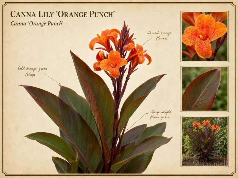 Canna Lily 'Orange Punch'