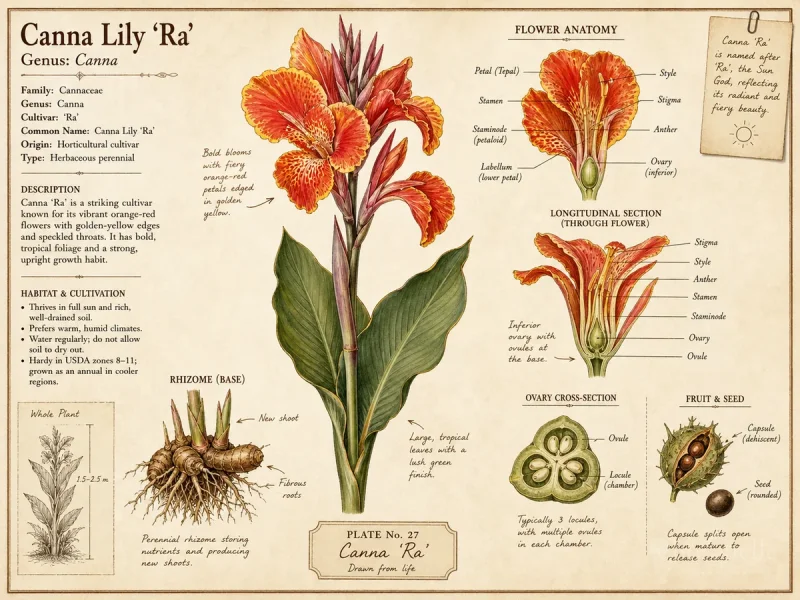 Canna Lily 'Ra'