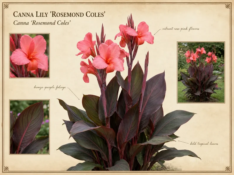 Canna Lily 'Rosemond Coles'