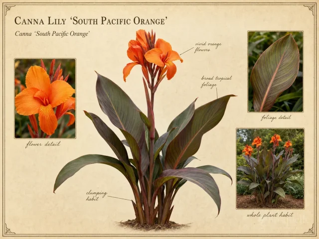 Canna Lily ‘South Pacific Orange’ (Canna ‘South Pacific Orange’)