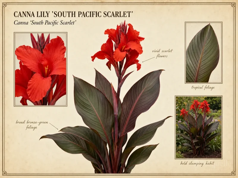 Canna Lily 'South Pacific Scarlet'
