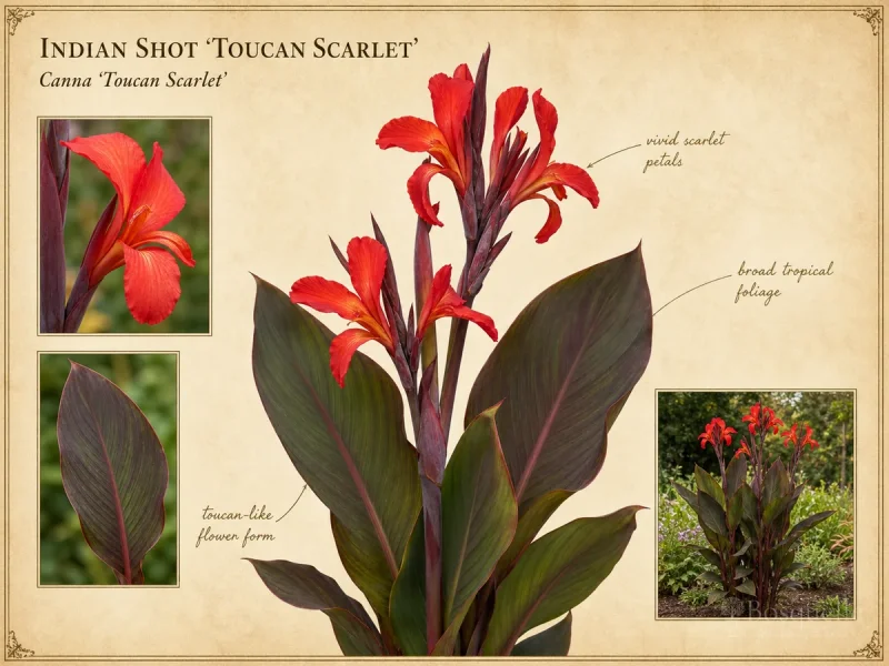 Indian Shot 'Toucan Scarlet'