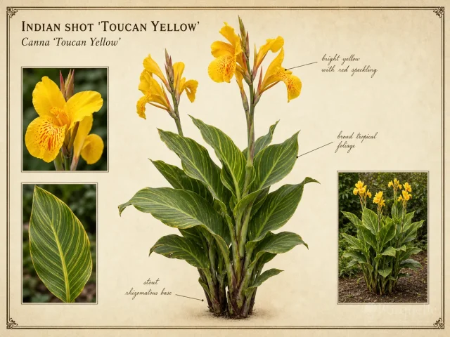 Indian Shot 'Toucan Yellow'