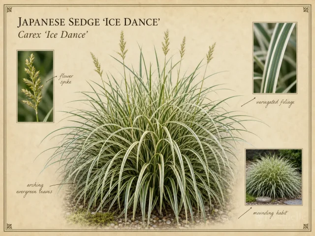 Japanese Sedge 'Ice Dance'