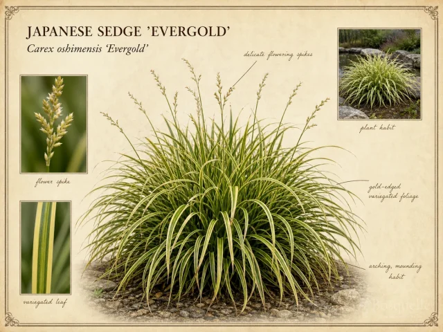 Japanese Sedge ‘Evergold’ (Carex oshimensis ‘Evergold’)