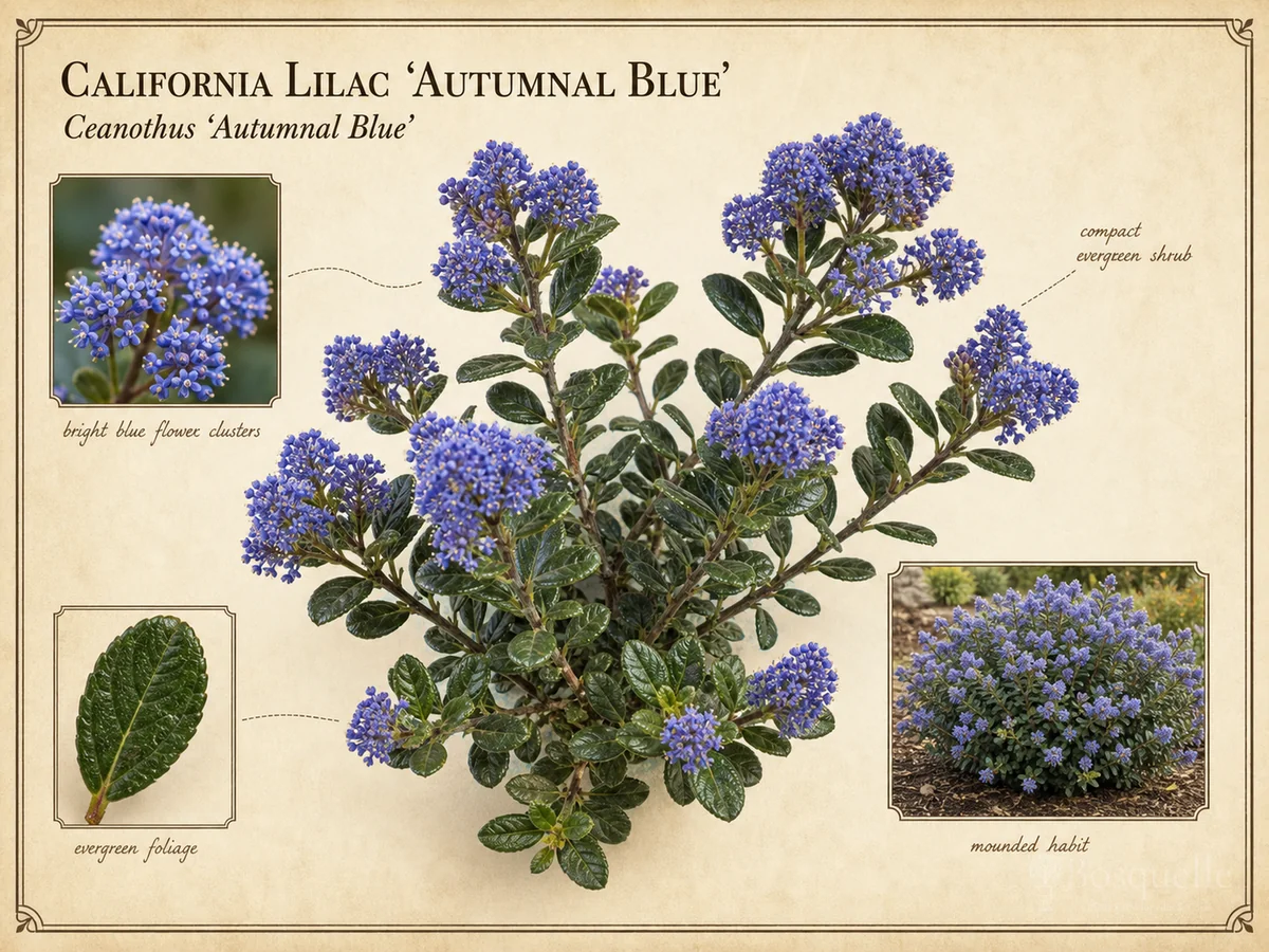 California Lilac 'Autumnal Blue'