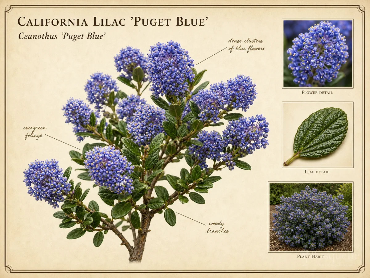 California Lilac 'Puget Blue'