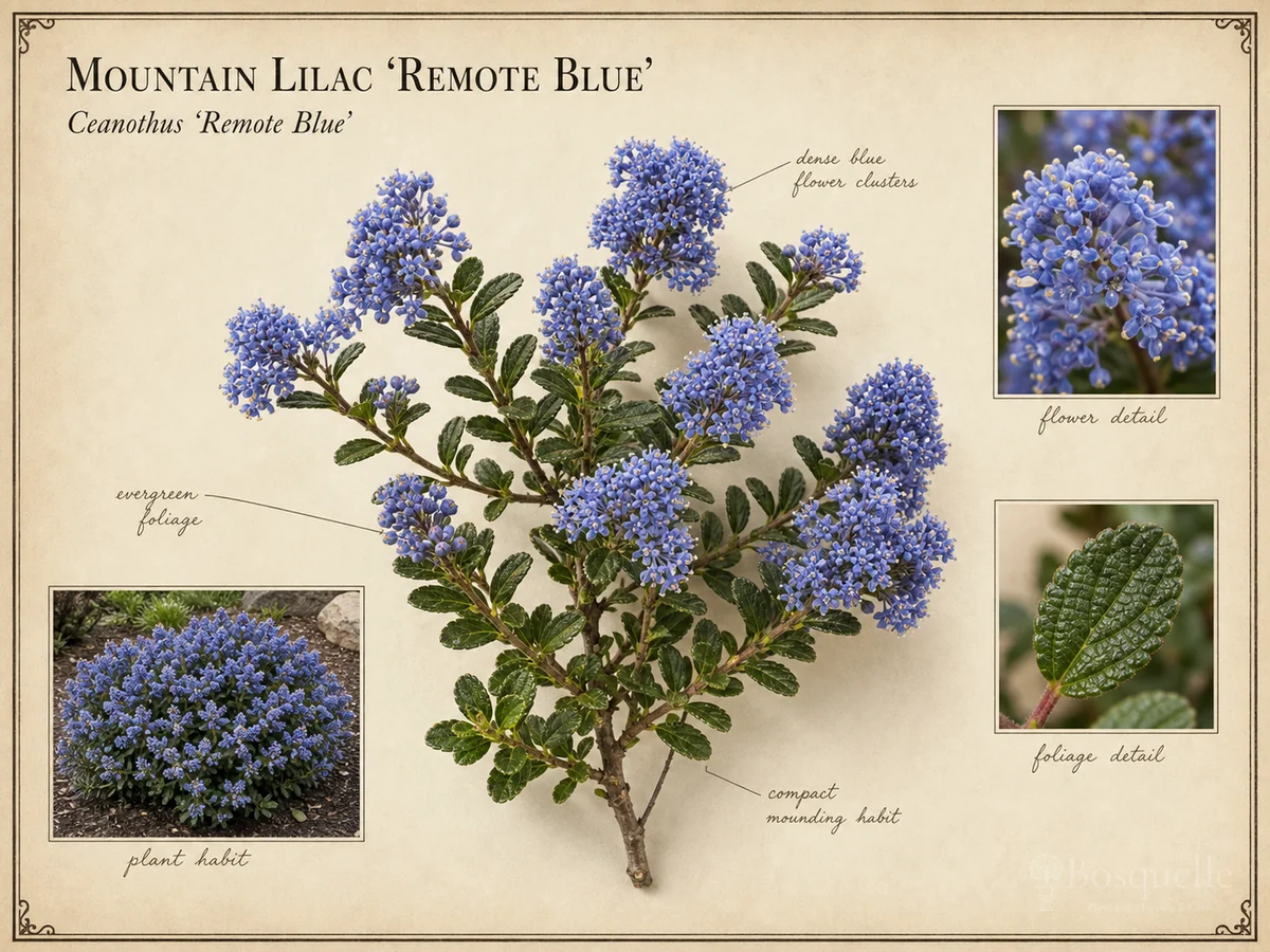 Mountain Lilac 'Remote Blue'
