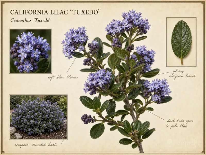 California Lilac ‘Tuxedo’ (Ceanothus ‘Tuxedo’)