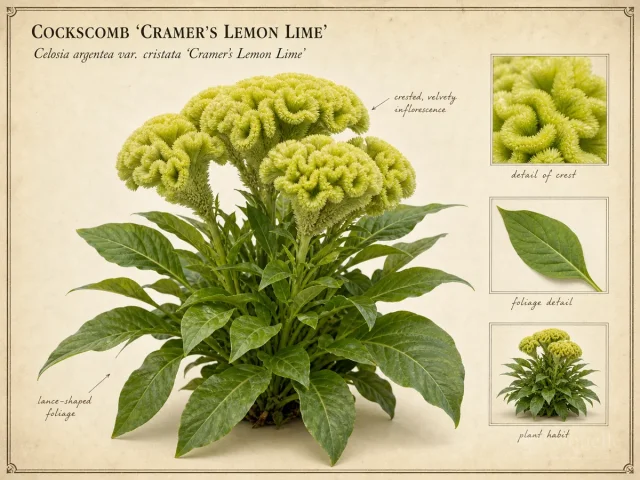 Cockscomb 'Cramer's Lemon Lime'