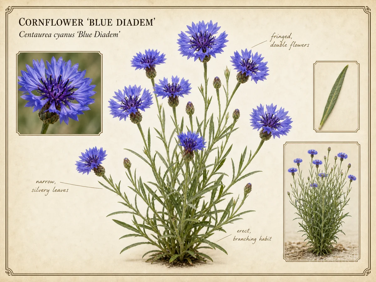 Cornflower 'Blue Diadem'