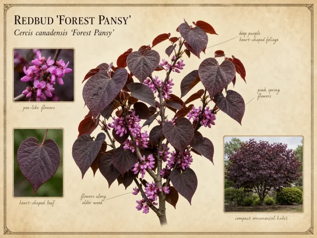 Redbud ‘Forest Pansy’ (Cercis canadensis ‘Forest Pansy’)