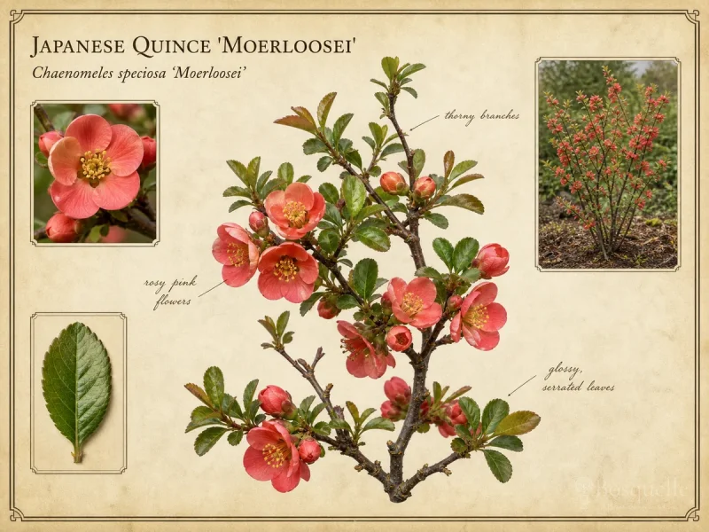 Japanese Quince ‘Moerloosei’ (Chaenomeles speciosa ‘Moerloosei’)